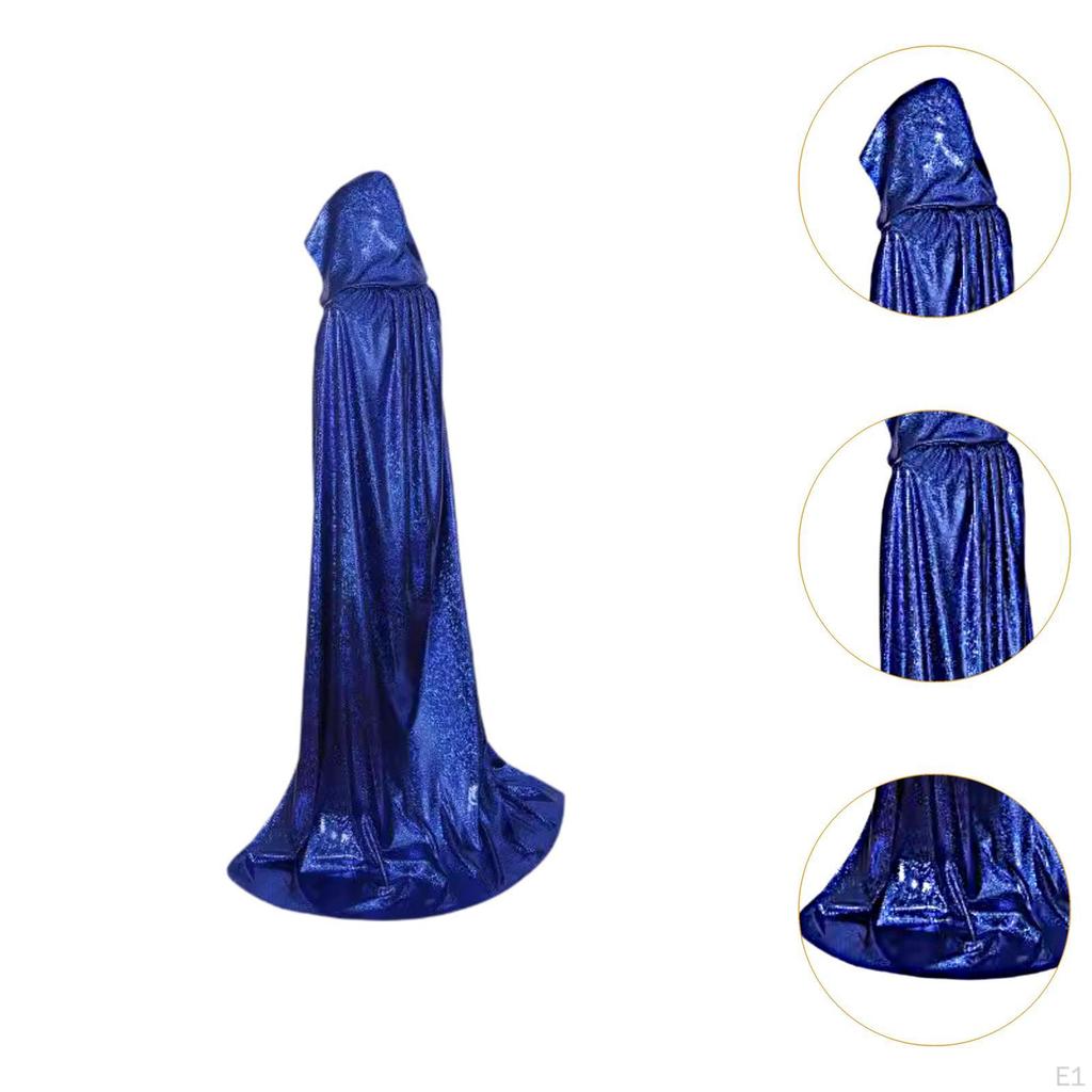 Enchanting Hooded Witch Cloak for Halloween And Cosplay Events