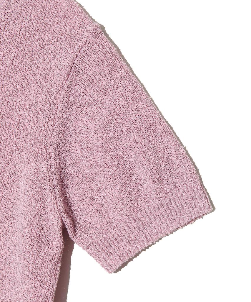 LEE Women'S Boucle Short Sleeve Knit Pink