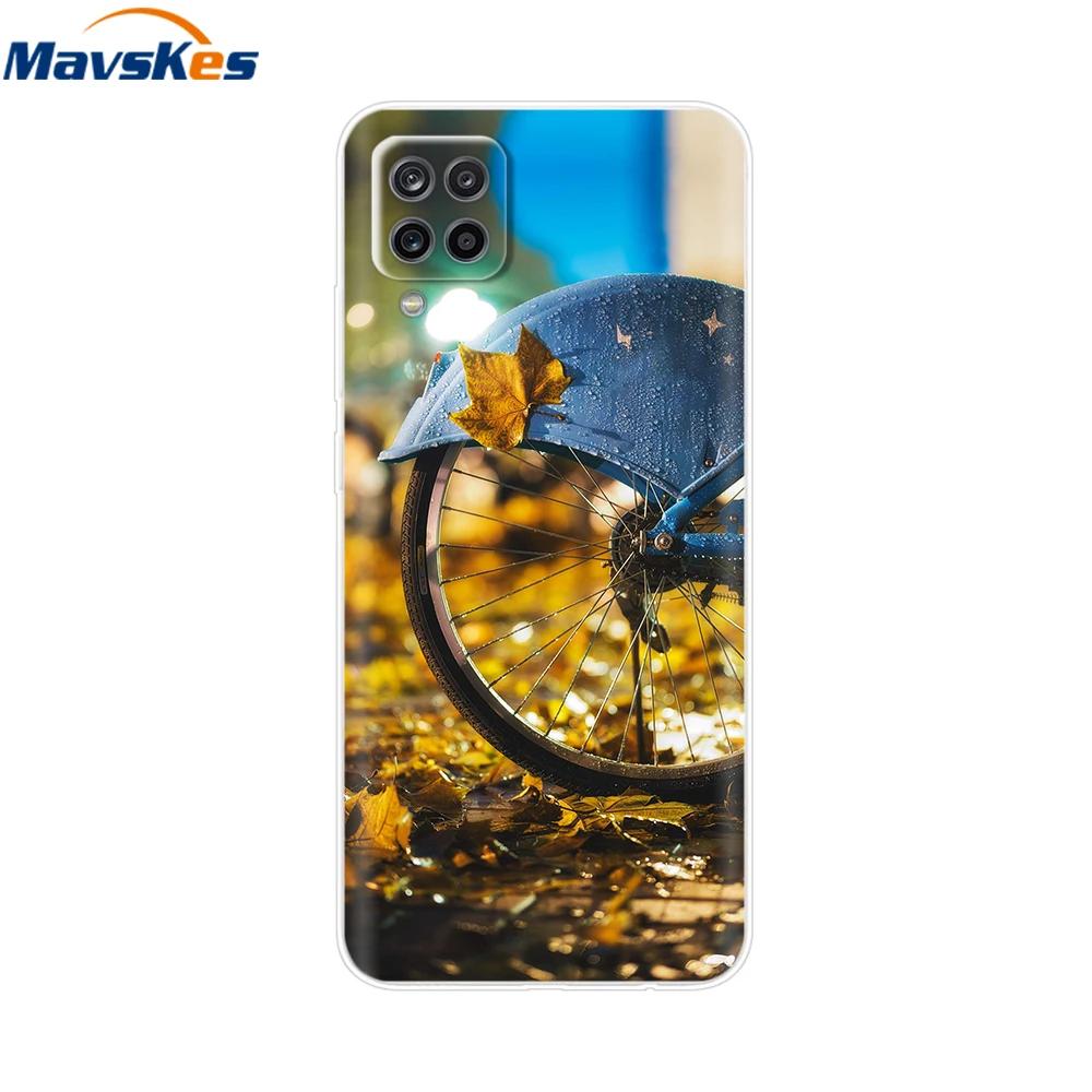 Phone Case For Samsung Galaxy A12 Case SamsungA12 Silicone Clear TPU Painted Soft Cover For Samsung A12 A 12 Bumper Fundas Etui