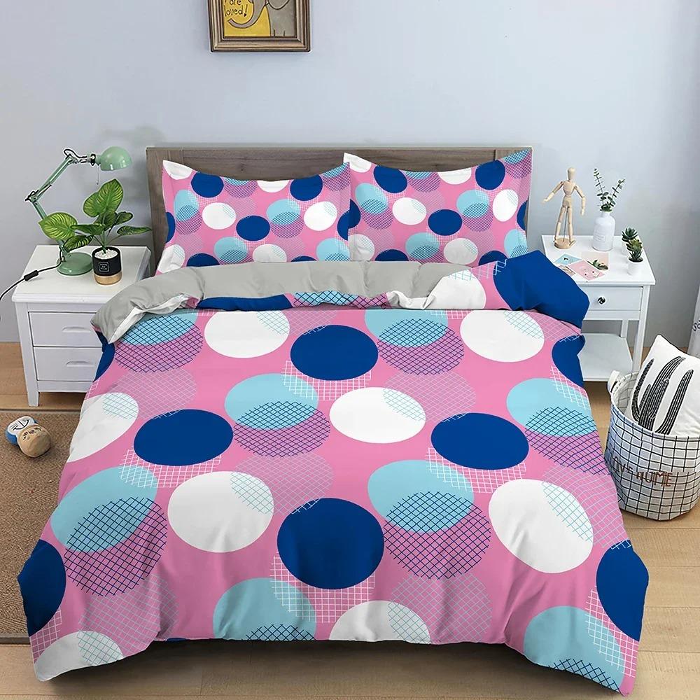 Geometry Duvet Cover Colorful Pattern Bedding Set For Bedroom 3D Print Comforter Quilt Covers USEUAU Single Double Size