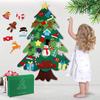 DIY Felt Christmas Tree Christmas Decoration for Home Navidad Noel 2025 New Year Christmas Ornaments Santa Claus Xmas Kids Gifts