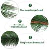 Christmas Pine Needle Ring Decor Artificial Garland Greenery Needles Simulated Decoration Pvc Home