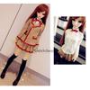 GeekDwarf of Doll Clothes Costume Student Figure Sailor Suit JK School Uniform Socks with Loafers Shoes Set of [Set 7] 1/3 (Full 7)