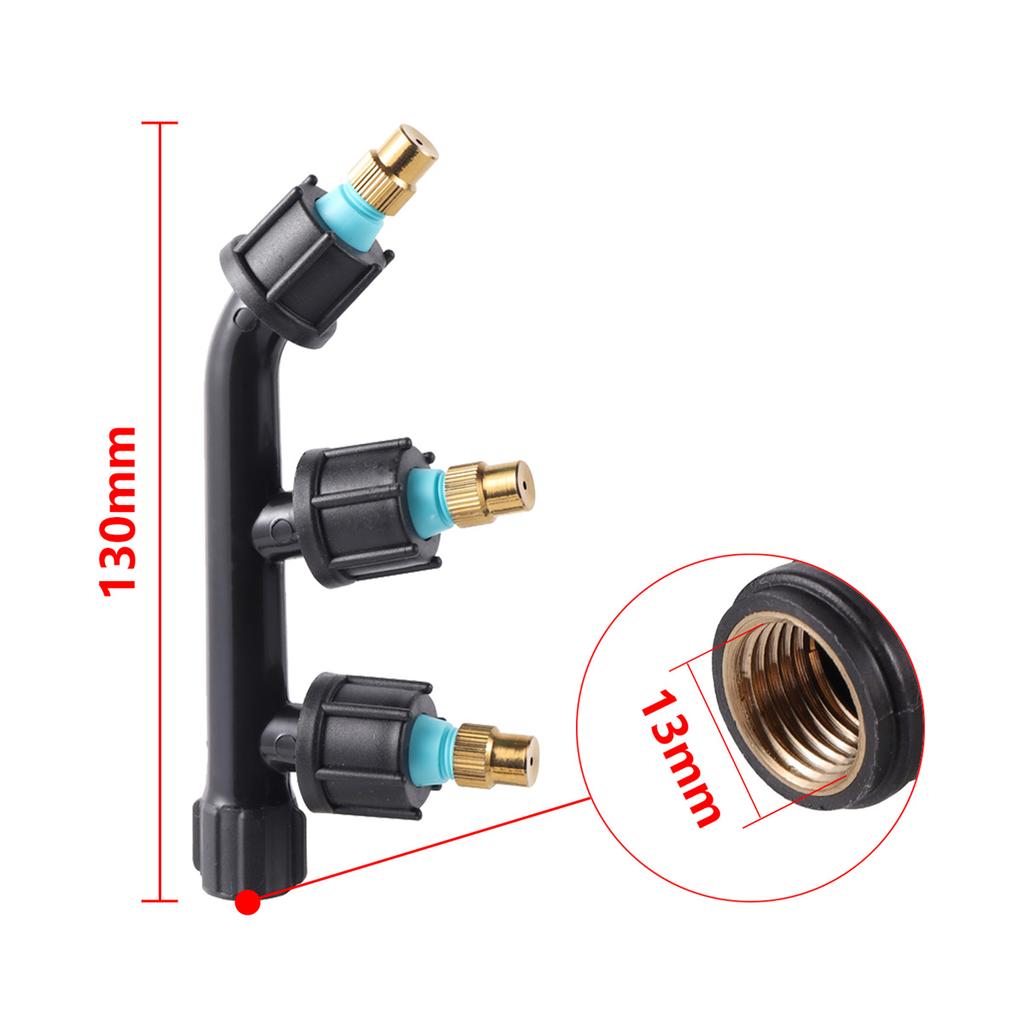 Electric Sprayer Atomizing Nozzle and Filter Joint 1/4" Female Thread Orchard Farmland Wind-Proof Pesticide Sprayer Heads 5Pcs