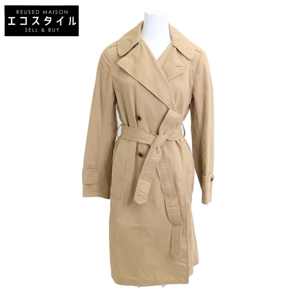 45R 7-12-2005 Double-breasted trench coat coat 2 beigeUsed