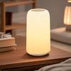 Touch Table Lamp, RGB Mode 3 Way Dimmable LED Lamp for Bedroom, Multi-Color Smart Nightstand Bedside Lamp Nursery Night Light for Living Room Home