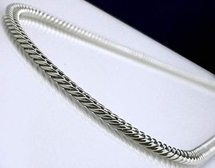 Pure Titanium Curb Chain Necklace 5mm Lightweight and Comfortable Great for Sports (60cm, Width) Unisex, (TIT-3-N-60)