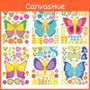 Colorful Butterfly Kids Cartoon Parent-child Interactive Puzzle Diy Face Stickers
