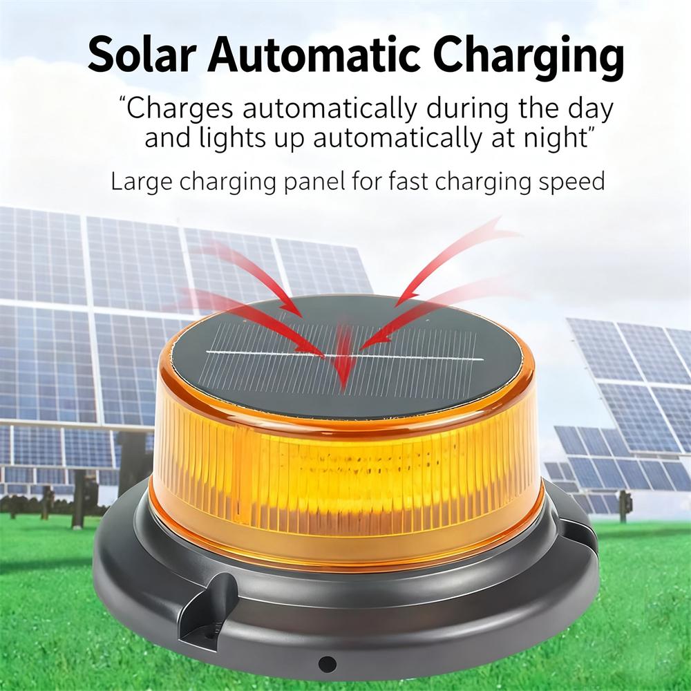 LED Strobe Warning Light Emergency Beacon for Car Truck Roof Top Magnetic Base Security Auto 12V 24V Universal Flashing Light