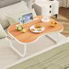 Versatile Foldable Laptop Desk with Cup Holder & Phone Stand ,Portable Bed Tray for Breakfast, Ideal for Floor Reading & Writing