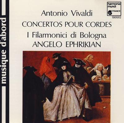 CD EPHRIKIAN; BOLOGNA PO - Vivaldi;String Concertos  HMA1901012 Harmonia Mundi 1988 France Classical Used