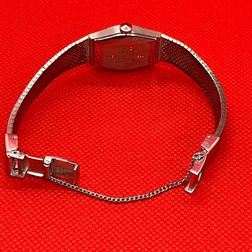 Used Good Condition SEIKO Hand-winding Blue Dial Ladies' Watch, Working Condition
