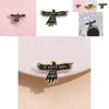 Eye-catching Colorful Eagle Bird Shaped Pin Charming Alloy Brooch For Men And Women