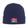 Berretto Lavorato a Maglia Caldo con Bandiera Norvegese Moda Cappello Berretto Autunno Inverno Cappelli Beanie da Esterno per Uomo Donna Adulto