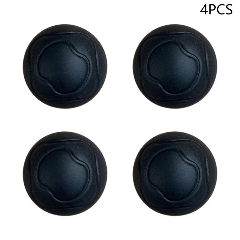 

1/4 шт. Чехол для ножек лунного стула Защитные накладки для ножек походного стула Стабилизирующие резиновые шарики Универсальная основа чёрный