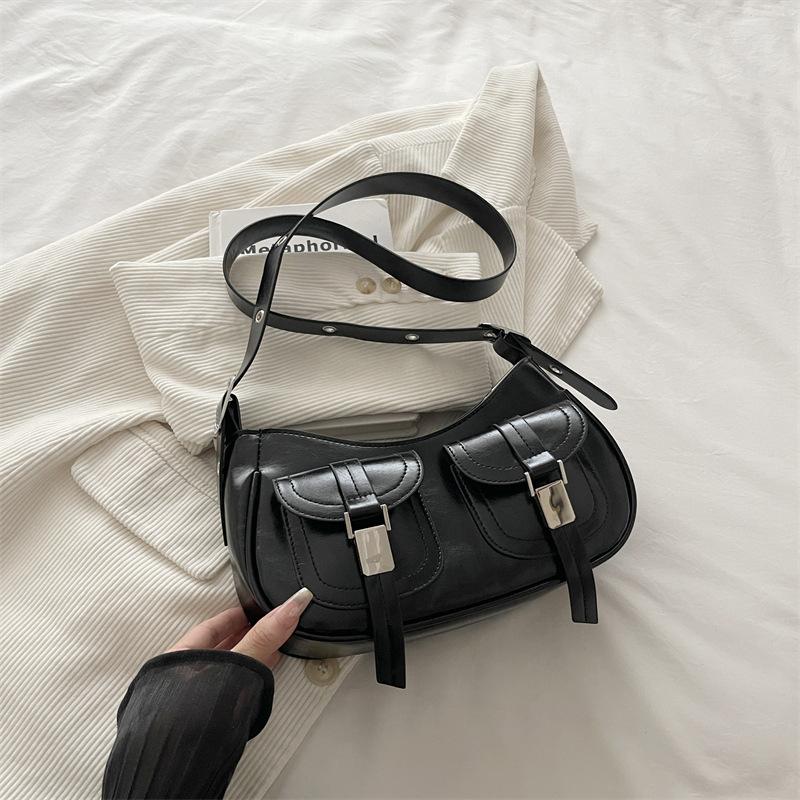 

Premium sense bag women s 2025 autumn new commuter underarm bag fashionable simple niche design shoulder messenger bag