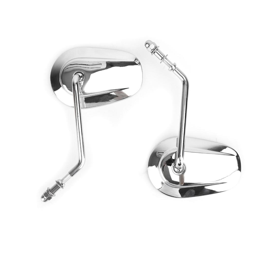 Rear View Mirrors Pair Black For Harley Road Street Glide Softail XL883 1200