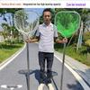 Hexagonal Stainless Steel Double-Tube Landing Net for Large Fish and Objects