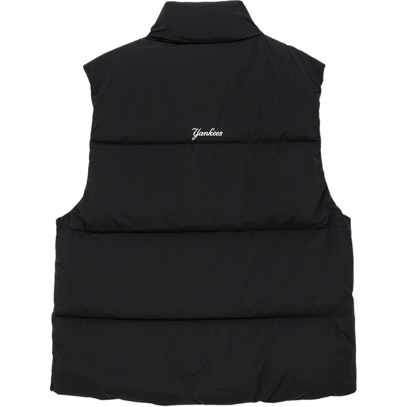 New Era FW24 MLB New York Yankees Zipper Button Embroidered Logo Fashion Comfortable Soft Stand Collar Versatile Solid Color Down Vest 14397955