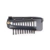 5Pcs Wig Clip with Safety Pin 10-Teeth Hair Extension Snap Clip Heavy Duty Metal Invisible Wig Securing Comb Chunni Dupatta Setting Clip