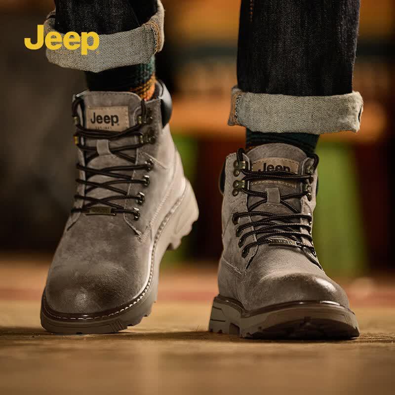 JEEP Men s High-Top Martin Work Boots 39