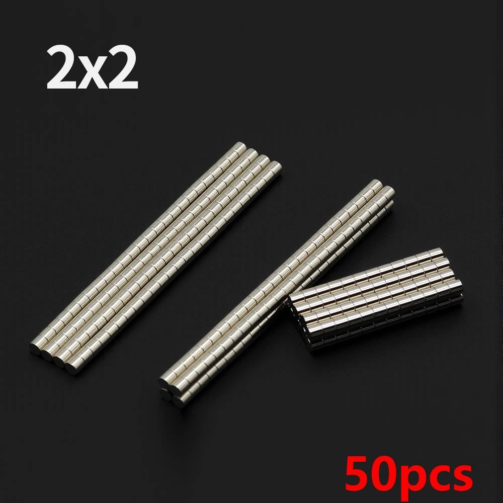 2X2MM Très Puissant N35 Aimants Permanents NdFeB Aimant Néodyme Rond Puissant Aimants de Réfrigérateur