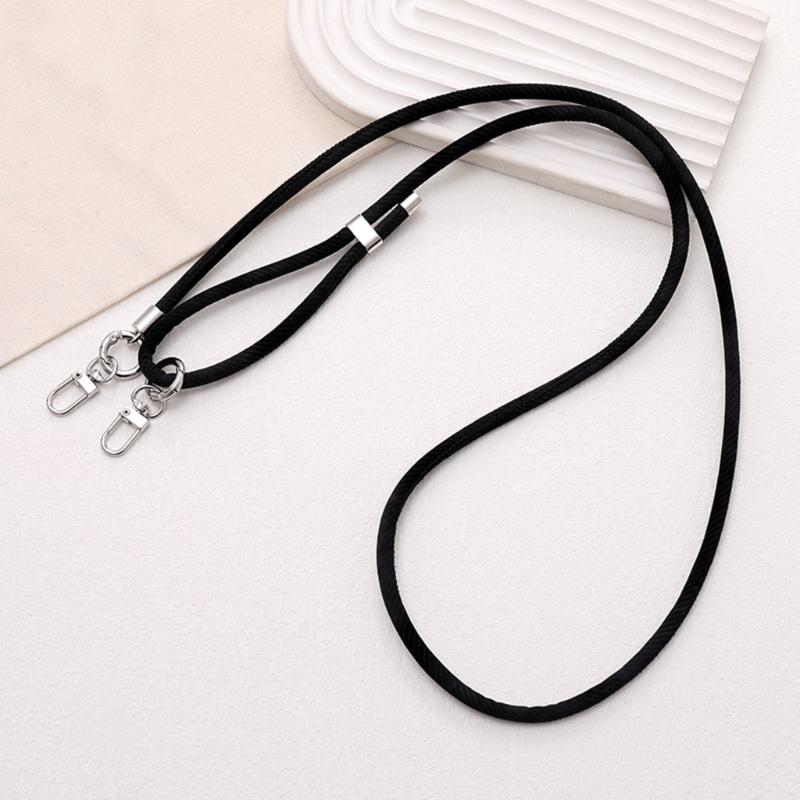 Lanyard Anti Drop Strap for Mobile Phone PU Leather Neck Strap with Anti Fall Design Universal Phone Holder Accessory