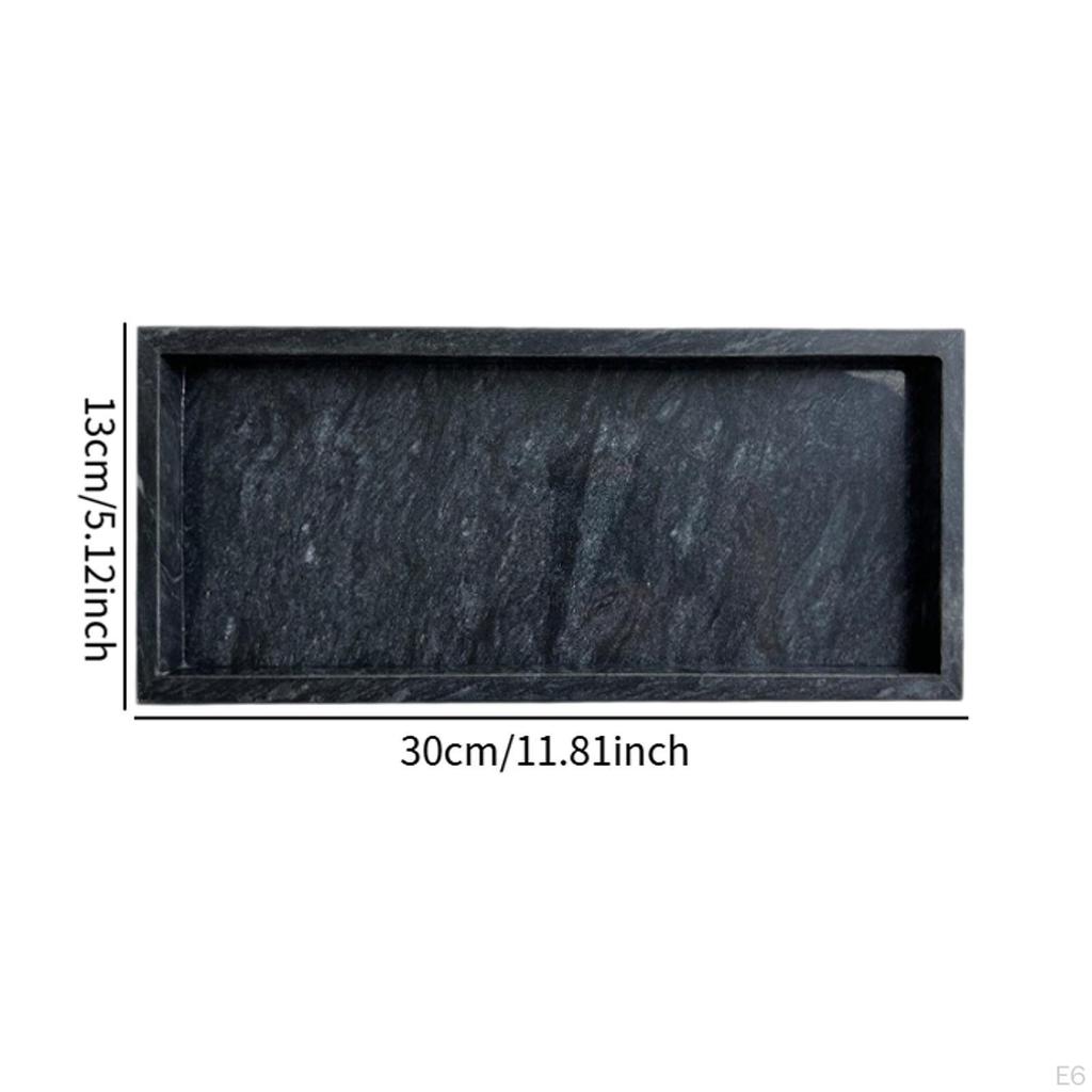 Elegant Marble Serving Tray for Bathroom and Coffee Shop Use