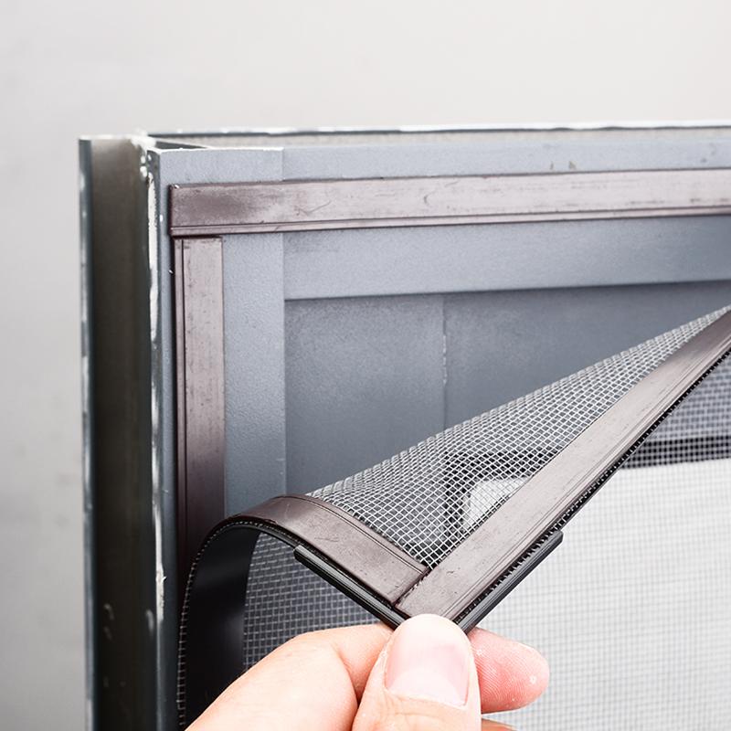 Παράθυρο με οθόνη εντόμων Τούλι Μαγνητική σήτα παραθύρου Αφαιρούμενη οθόνη παραθύρων που πλένεται αόρατη μύγα κουνουπιών