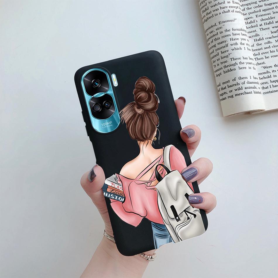 For Huawei Honor 90 Lite Case Honor90 Lite Soft Silicon Super Mom Baby Fashion Girls Back Cover for Honor 90 Lite 5G 6.7" Fundas