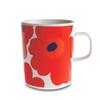 Marimekko Unikko Hrneček Bílý Červený 250ml
