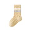 Autumn & Winter Plush Non-Slip Socks: Unisex Infant & Toddler Mid-Calf Indoor Walking Socks