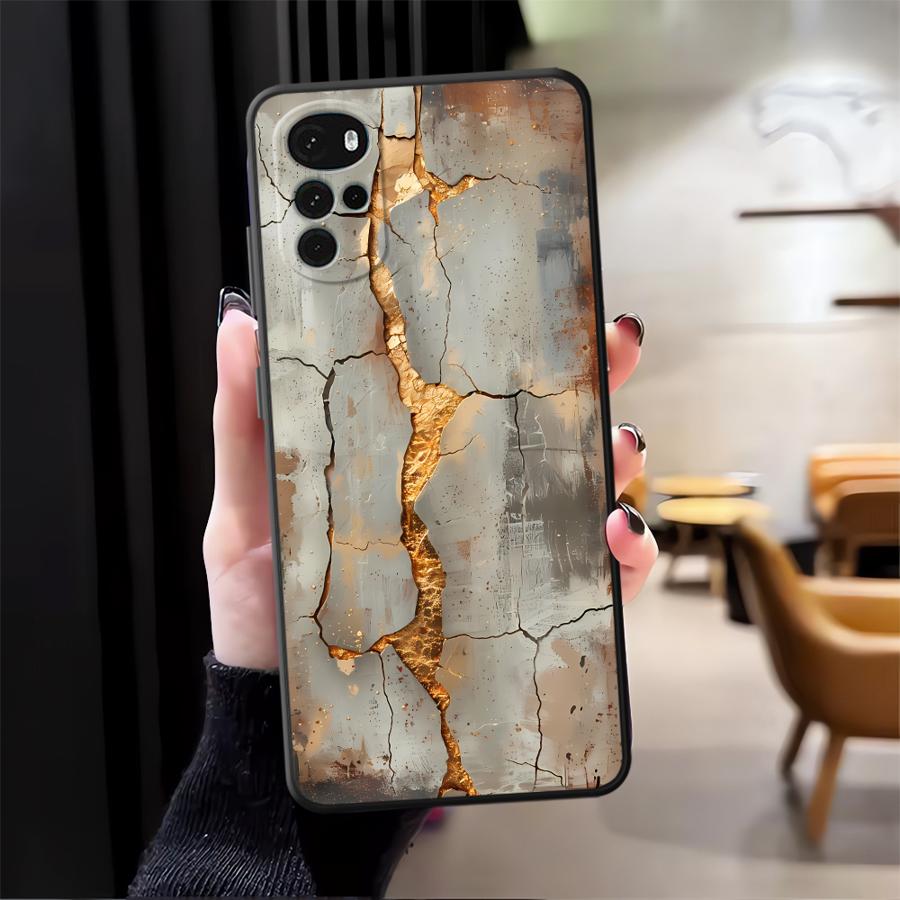 Modische Rost-Hülle für Moto Edge 20 30 S30 Pro X30 Pro Funda Handyhülle
