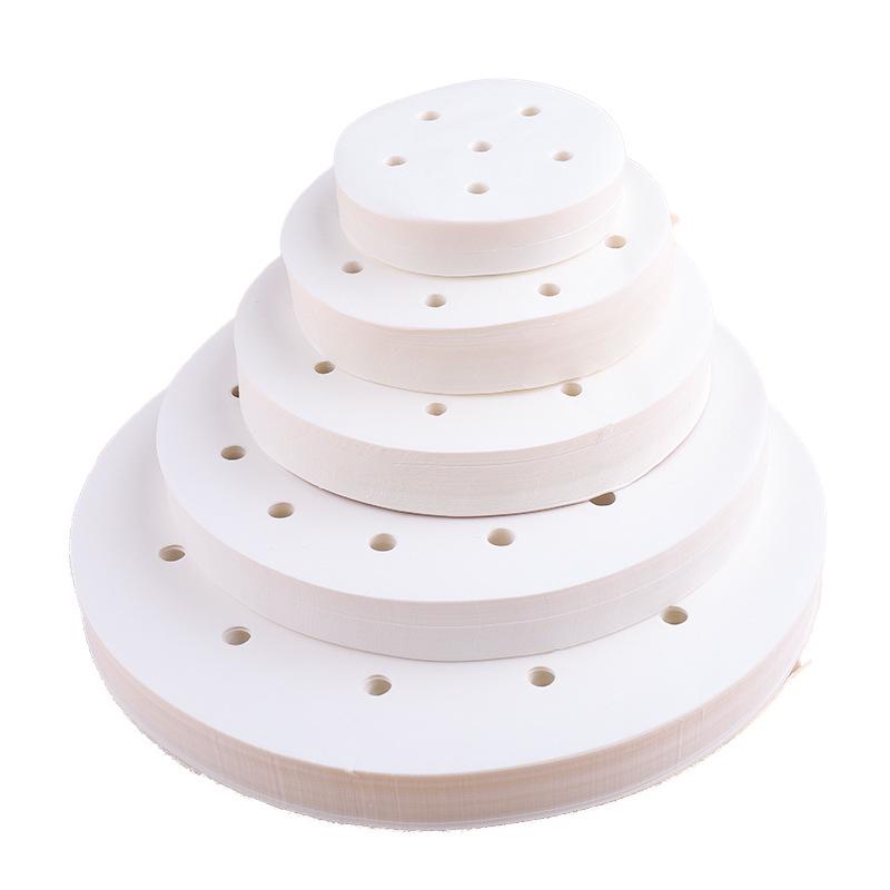 Disposable Oil-Proof Food-Grade Steamer Basket Paper Liners for Steamed Buns