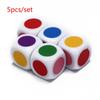 For Kids Family 5Pcs/Lot Board Game 16 Mm Acrylic Six Sided White Color Dices Cube Dice