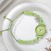 Women's Watch Butterfly Beaded Student Style Simple Fresh Quartz Watch High-End Trendy Design Ladies Watch Daily Wear Girl Gifts