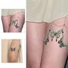Butterfly Tassels Thigh Chain Adjustable Length Lace Leg Chain with Fringes Accent Unique Body Jewelry for Women Girls