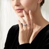 Damen Übertriebene Stapelbare Ringe Hypoallergen Moissanit Luxuriöser Statement Schmuck
