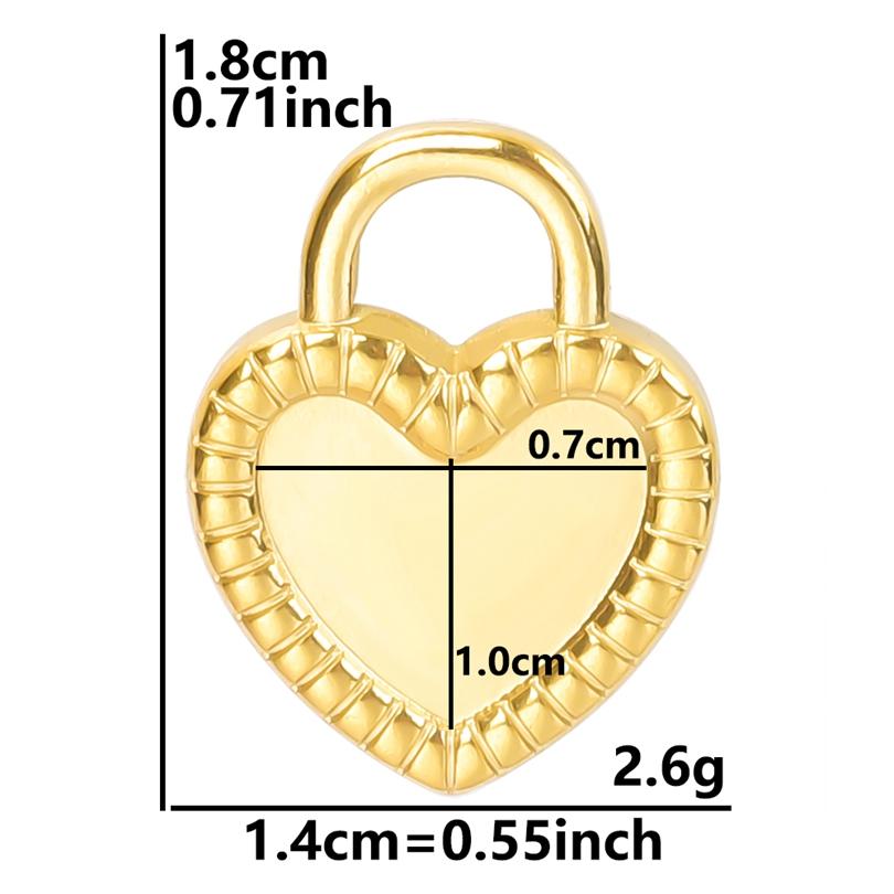 6Pcs Heart Sun Angle Pendants Base Flat Bails Round Stainless Steel Charms For Jewelry Making Supplies Diy Enamel Stone Crystal