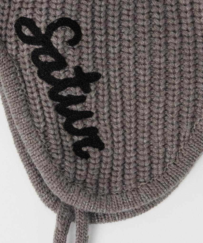 Seteo Earmuff Knit Beanie Brown