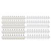 60PCS Christmas Tree Decoration Glittering PVC Ball Ornament Shatterproof Decorative Baubles For Holiday Centerpieces