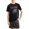 Coach Signatur Rexy Skull Rundhals T-Shirt Unisex T-Shirts Schwarz CAY57-BLK
