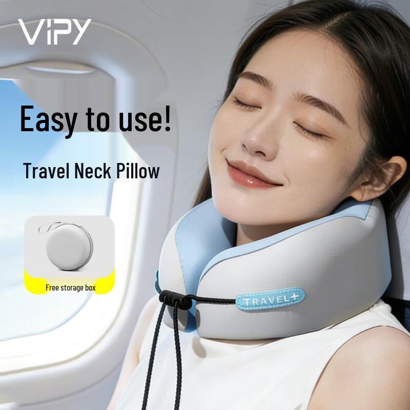 

Memory Foam U-shaped Travel Neck Pillow