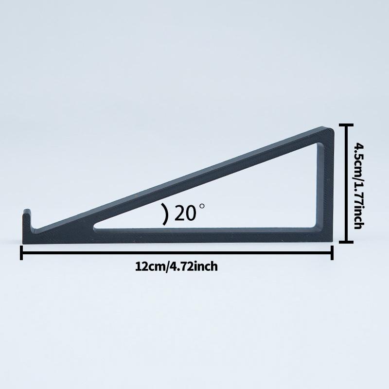 1 Pair Portable Keyboard Elevated Stand Raised Keyboard Angle Plastic Computer Keyboard Riser Monitor Holder Comfortable Typing