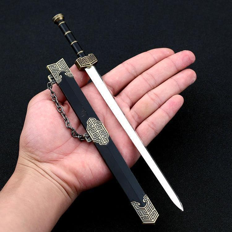 [Nekogamiyama] Qin Shi Huang's Sword, Total Length 22cm / Miniature Figurine, Collectible, Interior Decor