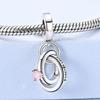 Silver 925 Charm Wedding Ring Pendant Fover Love Fit Original Bracelet Diy Woman Jewelry Gift