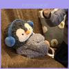 Little Penguin Plush Crossbody Bag With Zipper Closure For Kids Daily Use