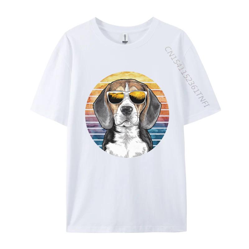 

Beagle In Sunglasses Tshirt TShirts For Men Tee Shirt O Neck Pure Cotton T Shirts Tops Tees Top Quality S