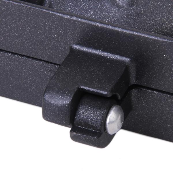 Aluminum Waffle Maker Cake Pan with Handle Black