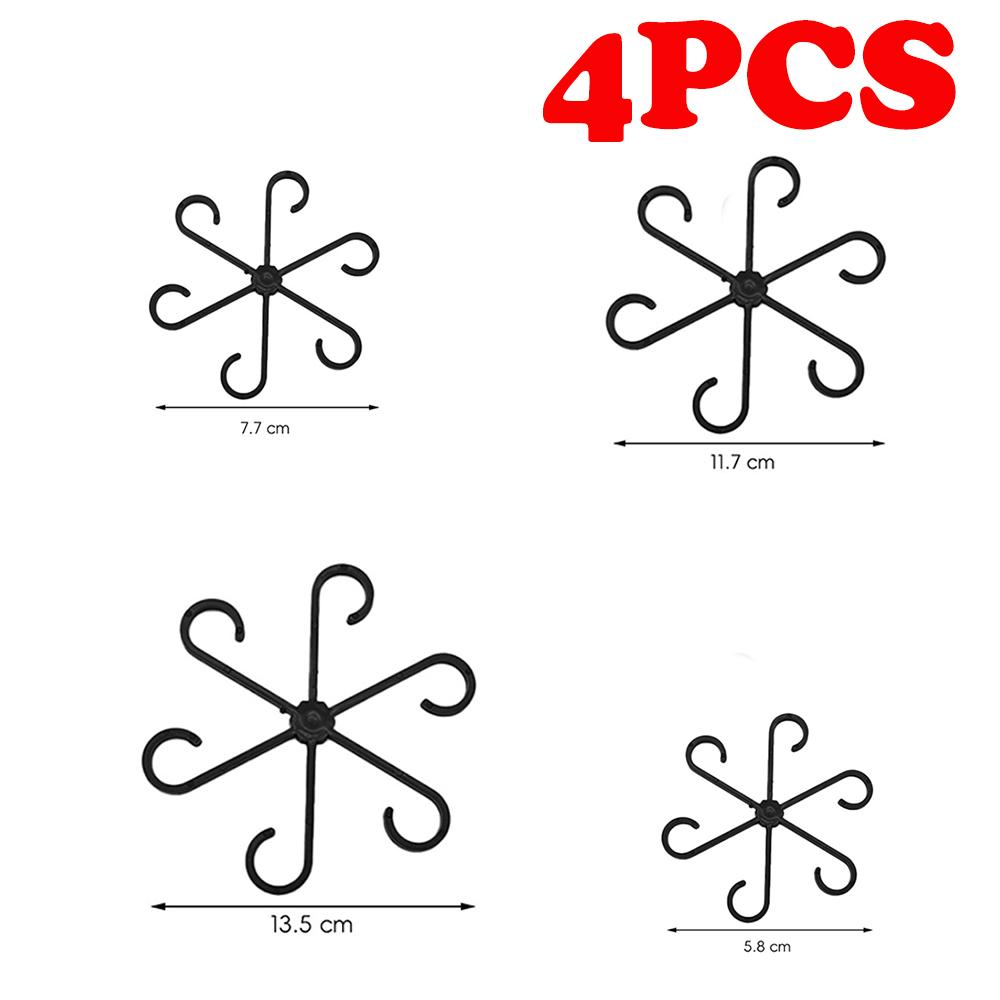 4 SZT Klips do Mocowania Roślin Rama Podporowa do Pnących Roślin Rama do Podtrzymywania Łodyg Kwiatowych do Warzywnika Ogrodu Sadu Ogrodu na Dziedzińcu